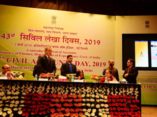 The PFMS dashboard launched on the 43rd Civil Accounts Day on 1st March, 2019 by the CGA