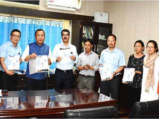 Chief Secretary of Nagaland launched integrated SWaaS based district websites and also released a booklet on activities of NIC Nagaland