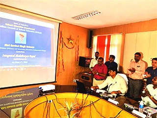 Hon’ble Education Minister of the State launched the Integrated ShalaDarpan Portal developed by NIC Rajasthan