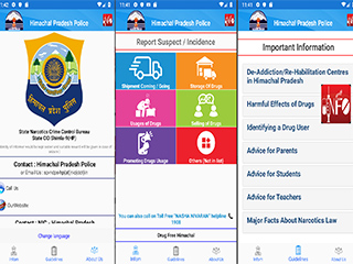 Hon’ble CM of HP launched ‘Drug Free Himachal’- a mobile app developed by NIC Competency Centre for Mobile Application Development, Shimla