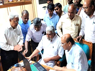 Hon'ble Electricity Minister, Puducherry launched Electricity Department website, developed by NIC