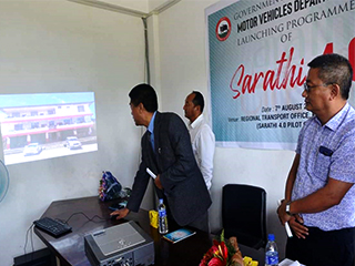 NIC developed Sarathi 4.0 launched at RTO, Kohima