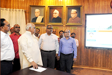 Launch of new web portal of UP Vidhan Sabha