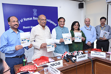 Union HRD Minister launched Integrated Online Junction for School Education 'Shagun