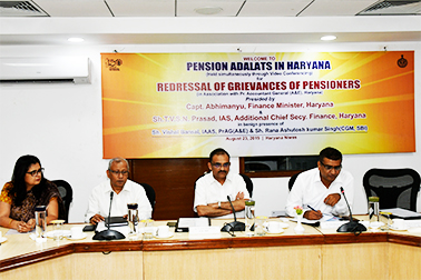 Haryana Government conducted Pension Adalats across the State