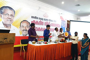 NIC Kerala team felicitated by Hon'ble Minister for Food and Civil Supplies, Kerala