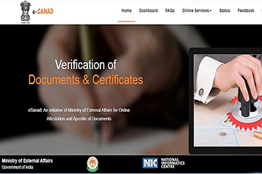 NIC developed ‘e-Sanad’ implemented in Tamil Nadu