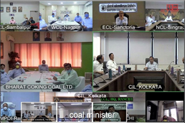 NIC VC supported the meeting of Hon'ble Minister of Coal & other senior officers, with CMDs of Coal Companies regarding Coal production amid Covid-19