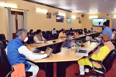 NIC developed e-Mantrimandal portal and NIC VC supported Hon'ble CM, Uttarakhand, to conduct a paperless Cabinet meeting in the State, amid COVID-19