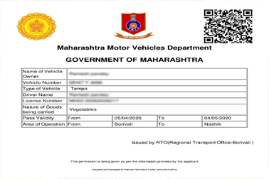 NIC developed & implemented ‘ePass’ system using ServicePlus framework for vehicle movement during COVID-19, in all 50 RTOs across Maharashtra within 36 hrs