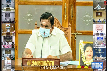 NIC provided Video Conferencing support for meeting of Hon’ble CM, Tamil Nadu with all District Collectors of State for review of COVID-19 situation